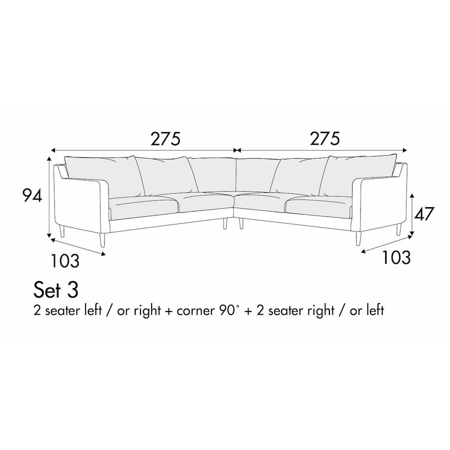 Sally Set 3 Rechts/Links Sally Set 3 Rechts/Links