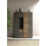Benvenuto Design Venus Vitrinekast Titan / Eiken Benvenuto Design Venus Vitrinekast Titan / Eiken