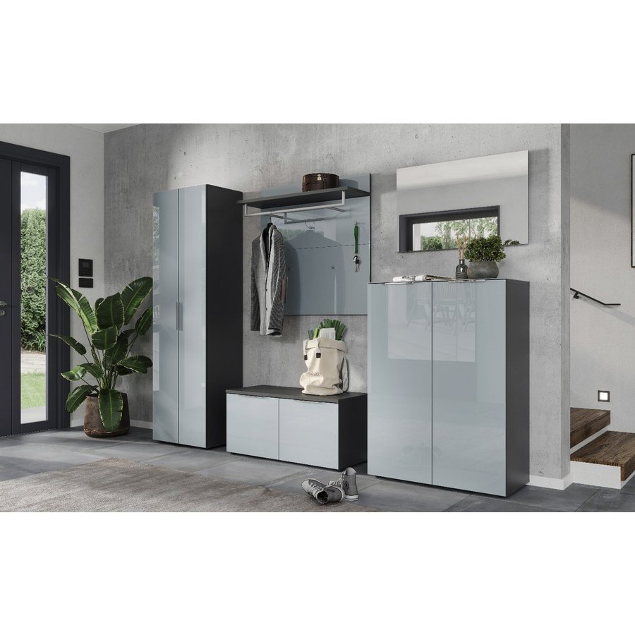 Genova Kapstok Grafiet / Zilvergrijs Genova Kapstok Grafiet / Zilvergrijs