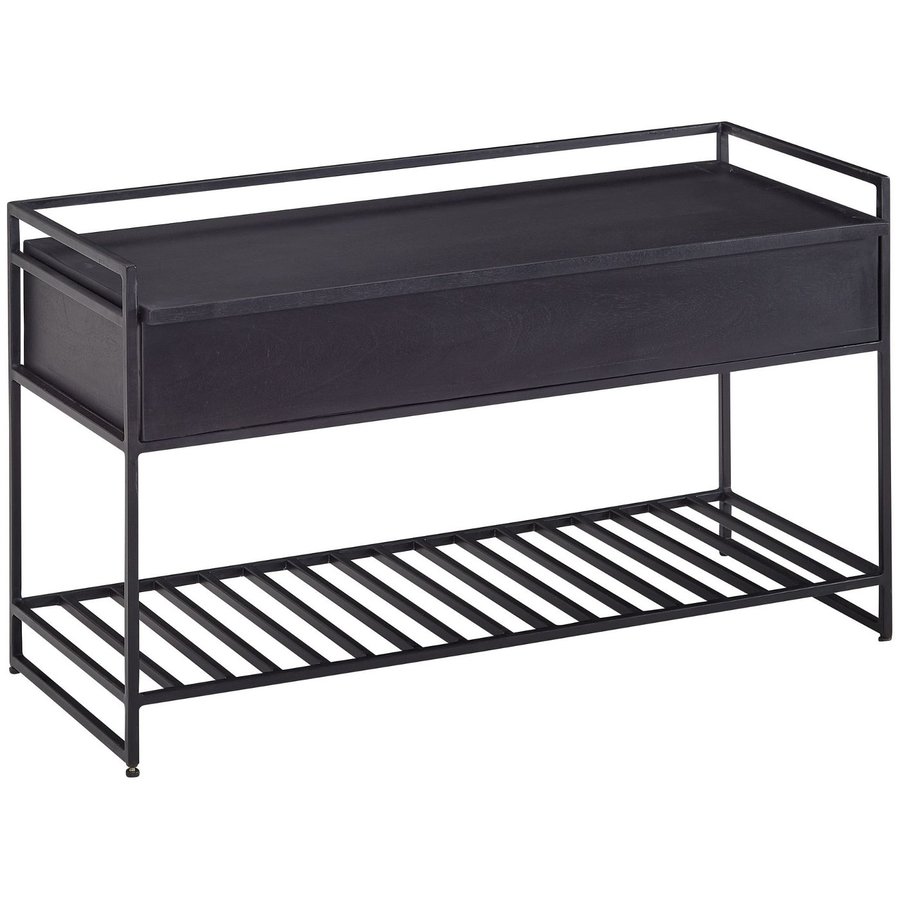 Onda Halbank met Opbergruimte Zwart