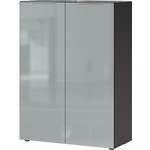 Germania Genova Schoenenkast Grafiet / Zilvergrijs