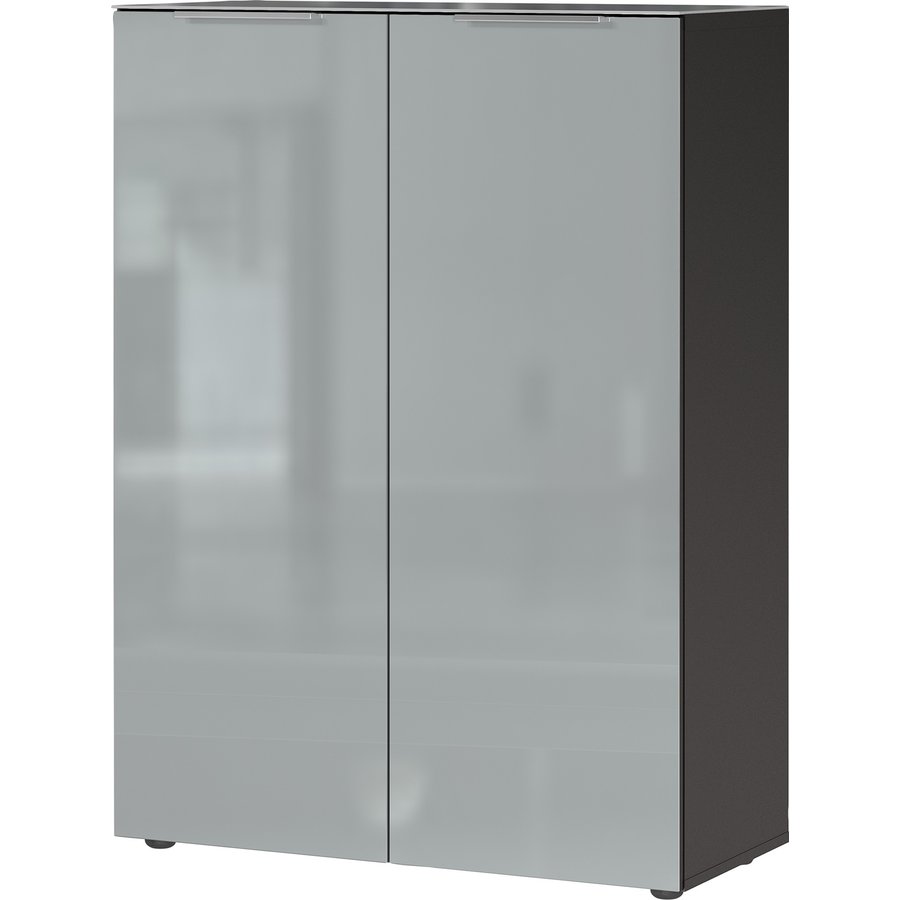 Genova Halmeubelset Drie Grafiet/Zilvergrijs Genova Halmeubelset Drie Grafiet/Zilvergrijs