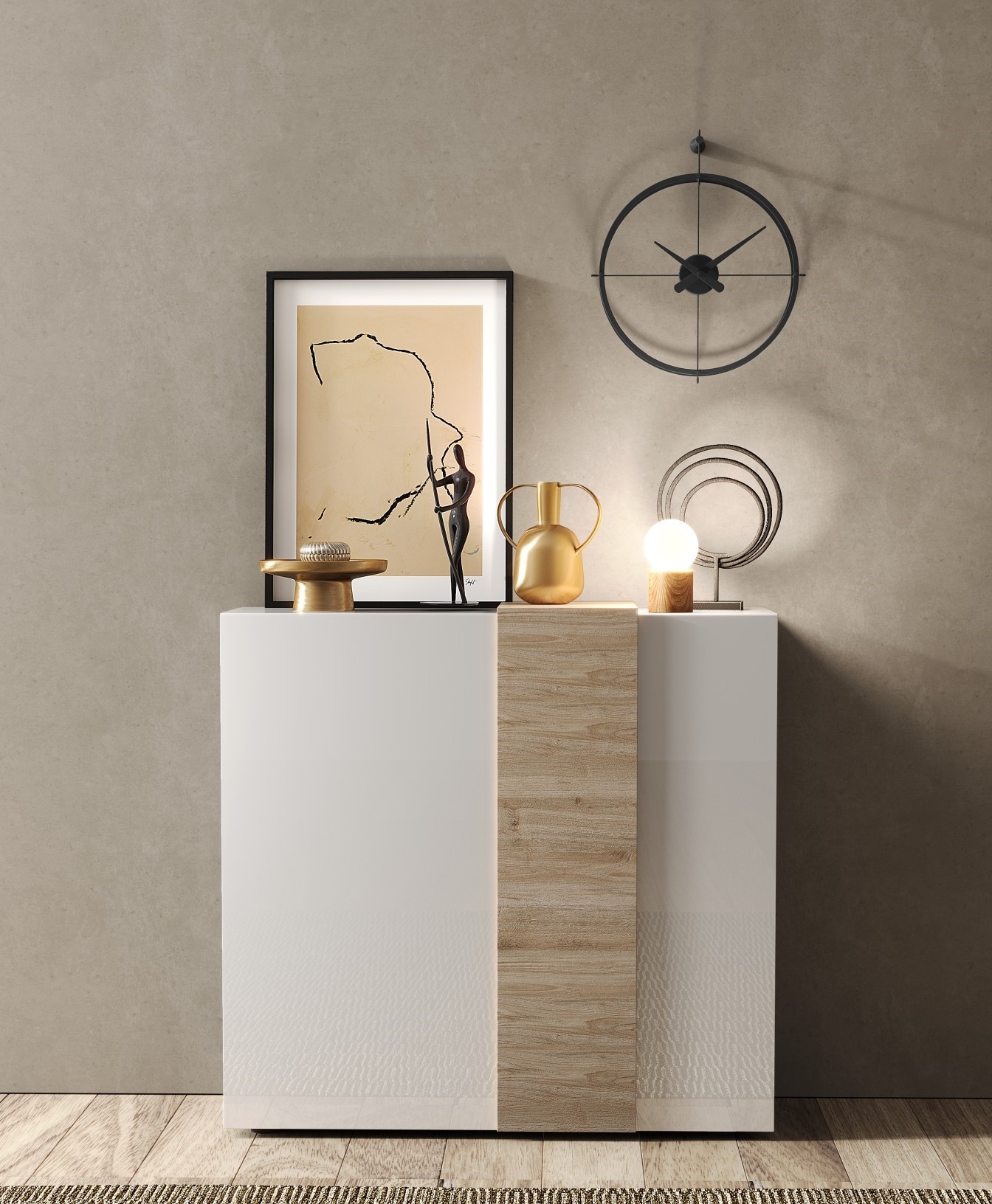 Benvenuto Design Venus Opbergkast Wit Hoogglans / Kadiz