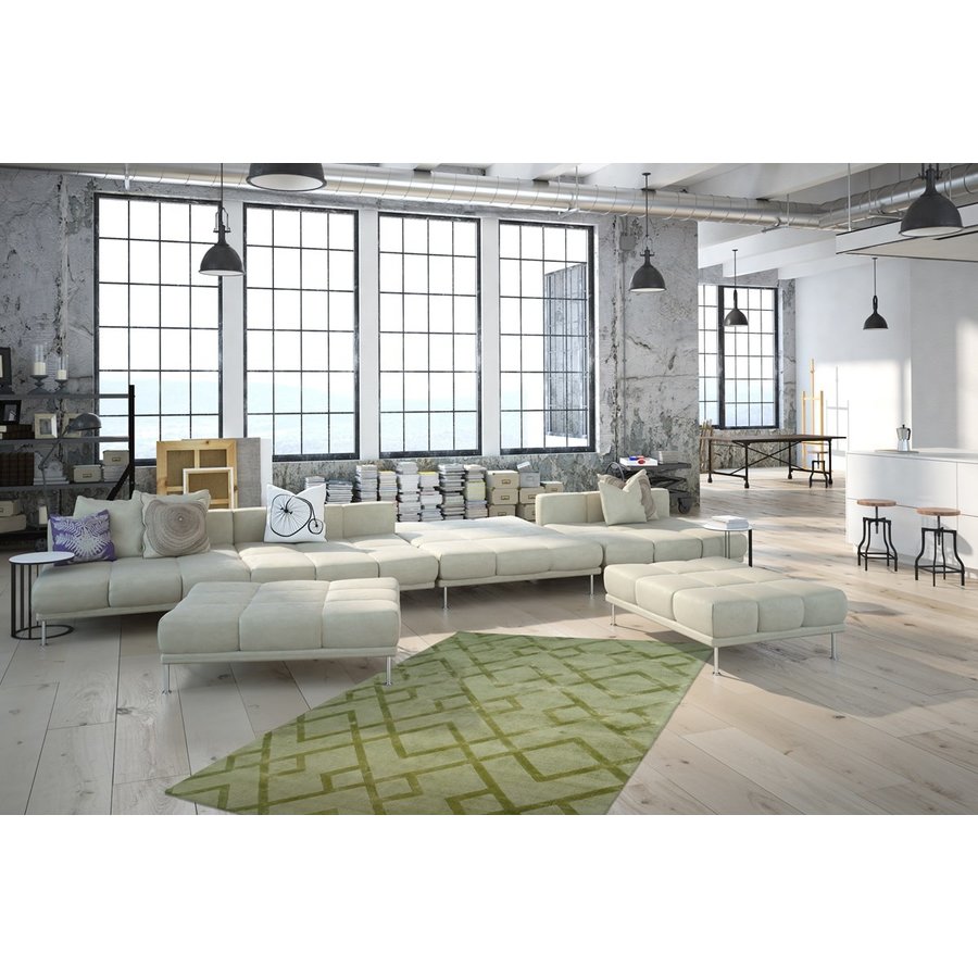Luxury Vloerkleed 80 x 150 cm Groen Luxury Vloerkleed 80 x 150 cm Groen