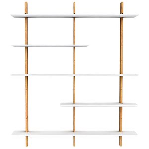 Tenzo Bridge Wandkast Small Wit / Eiken