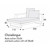 Linnea Chaise Longue 110 x 200 cm Rechts/Links