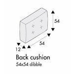 Linnea Gecapitioneerd Kussen 54 x 54 cm Linnea Gecapitioneerd Kussen 54 x 54 cm