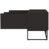 Lipp TV meubel 3-Deuren Zwart