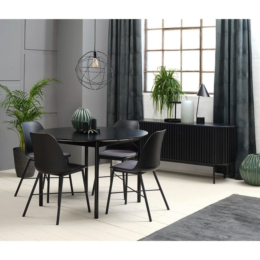 Savona Ronde Eettafel Zwart Savona Ronde Eettafel Zwart