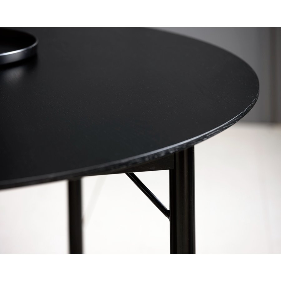Savona Ronde Eettafel Zwart Savona Ronde Eettafel Zwart