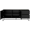 Lipp Ash Black Dressoir 2-Deuren en 2-Lades