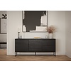 Lipp Ash Black Dressoir 2-Deuren en 2-Lades