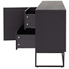 Lipp Ash Black Dressoir 2-Deuren en 2-Lades