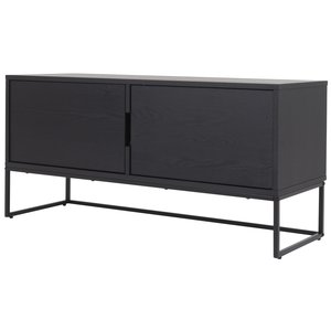 Tenzo Lipp Ash Black TV meubel 2-Deuren