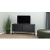 Lipp Ash Black TV meubel 2-Deuren