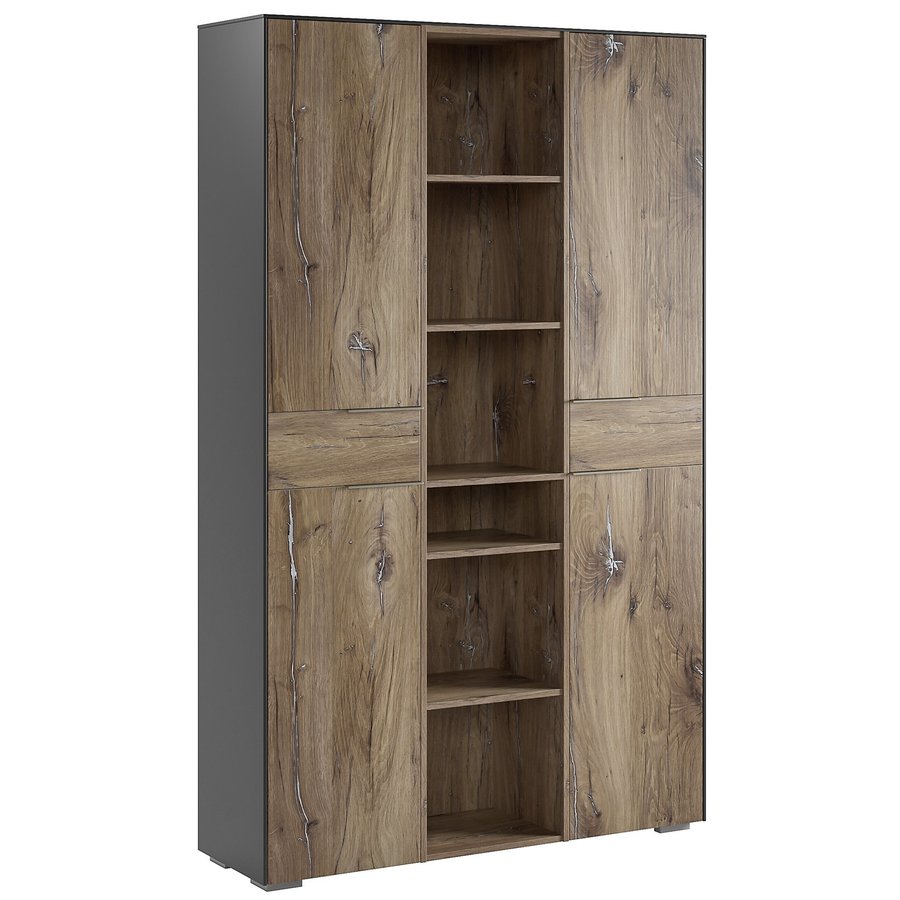 Yolo Mio Kantoorkast Groot Tinnen Eiken/Nikkel