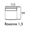 Roxanne 1,5-Zits 115 cm Links/Rechts