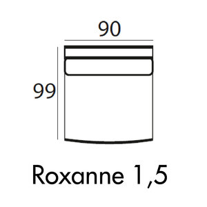 Roxanne 1,5-Zits 90 cm