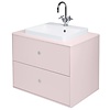 Color Bath Wastafel 2-Lades Roze