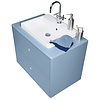 Color Bath Wastafel 2-Lades Dove Blauw