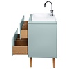 Color Bath Wastafel 2-Lades Sage Groen