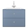 Color Bath Wastafel 2-Lades Dove Blauw