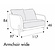 Jenny Fauteuil 117 cm - 2 Kussens