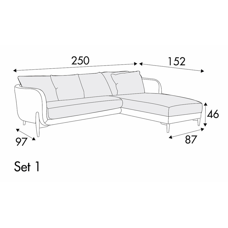 Jenny Set 1 Rechts/Links - 5 Kussens Jenny Set 1 Rechts/Links - 5 Kussens