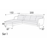 Jenny Set 1 Rechts/Links - 5 Kussens Jenny Set 1 Rechts/Links - 5 Kussens