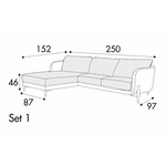 Jenny Set 1 Rechts/Links - 3 Kussens Jenny Set 1 Rechts/Links - 3 Kussens