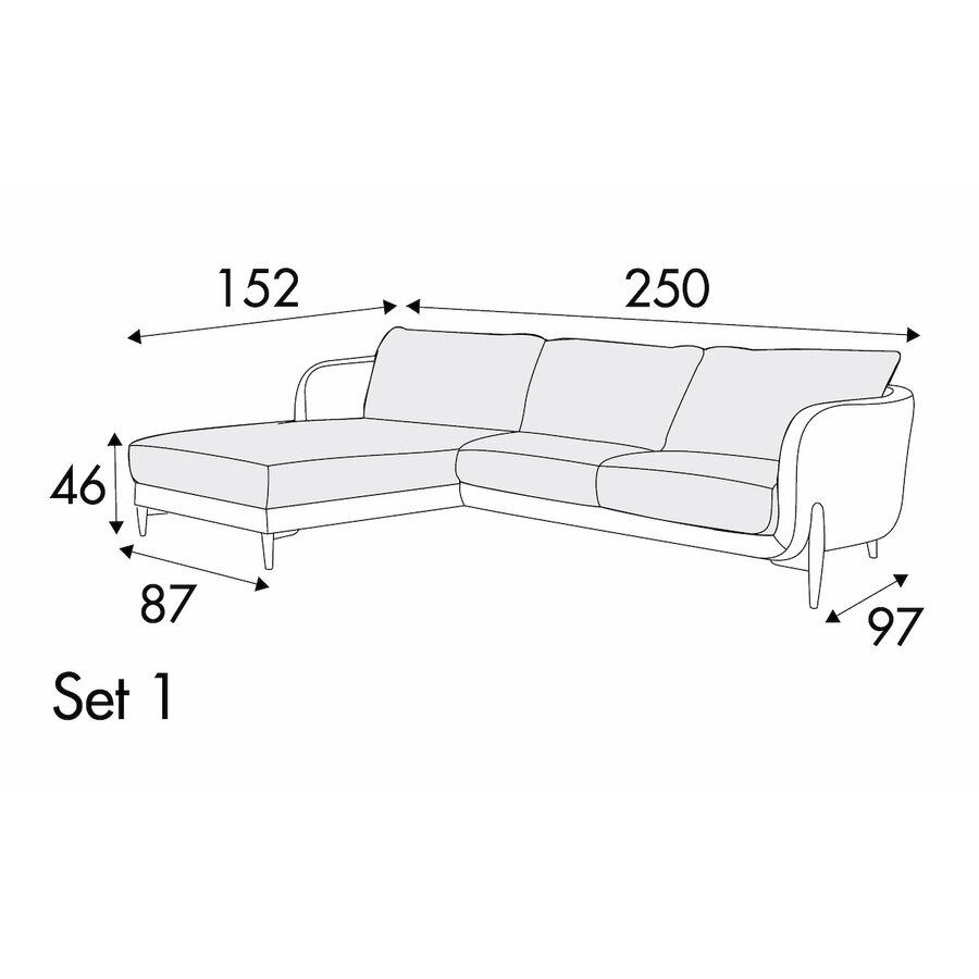 Jenny Set 1 Rechts/Links - 3 Kussens Jenny Set 1 Rechts/Links - 3 Kussens