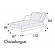 Jenny Chaise Longue 87 x 152 cm Rechts/Links - met Kussen