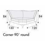 Jenny Hoek 90º 120 cm Jenny Hoek 90º 120 cm