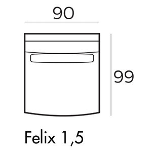 Felix 1,5-Zits 90 cm