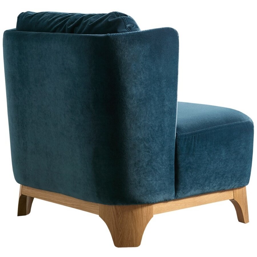 Alma Fauteuil Navy Blauw Velvet Alma Fauteuil Navy Blauw Velvet