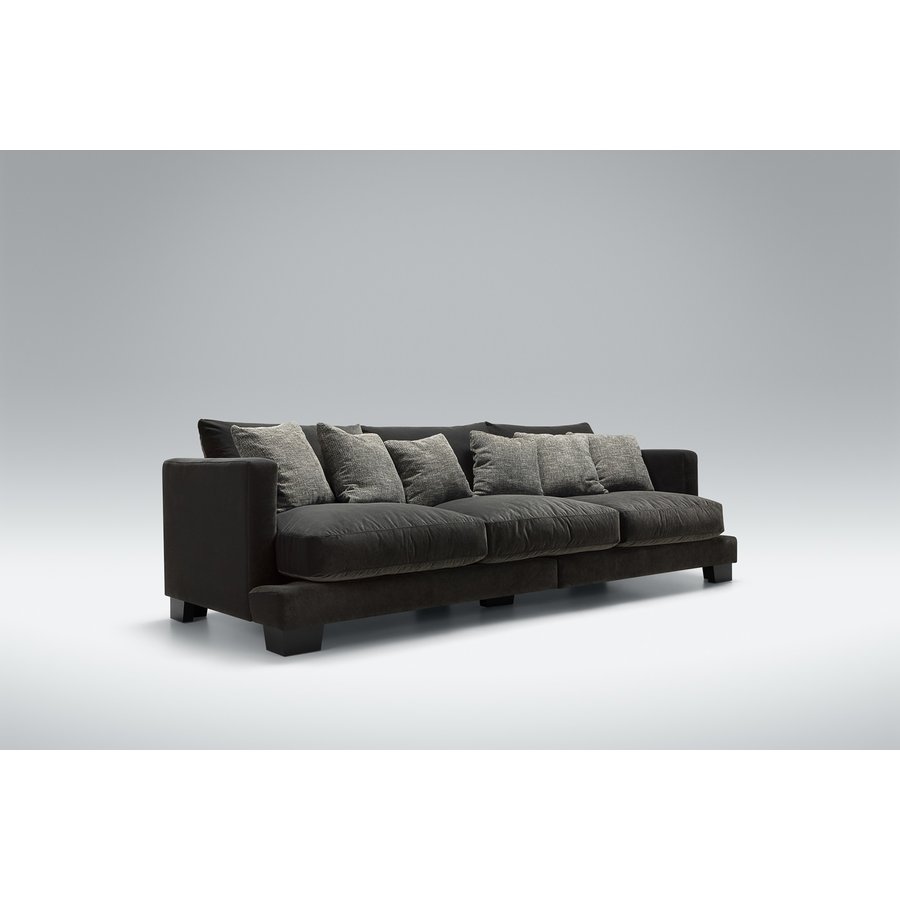 Colorado 4-zits Bank Antraciet Velvet Colorado 4-zits Bank Antraciet Velvet