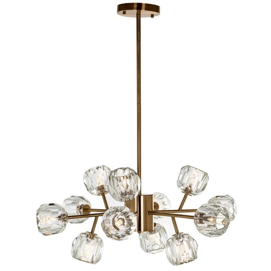 Quinty Hanglamp Geborsteld Goud Quinty Hanglamp Geborsteld Goud