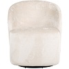 Sofia Draaifauteuil Wit Chenille