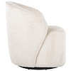 Sofia Draaifauteuil Wit Chenille