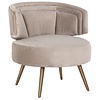 Hazel Fauteuil Khaki Velvet