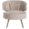 Hazel Fauteuil Khaki Velvet