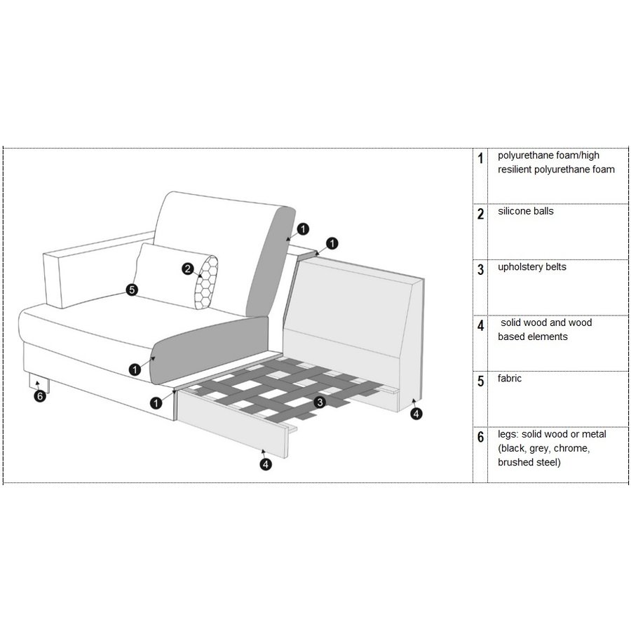 Brandon Fauteuil Grijs Brandon Fauteuil Grijs