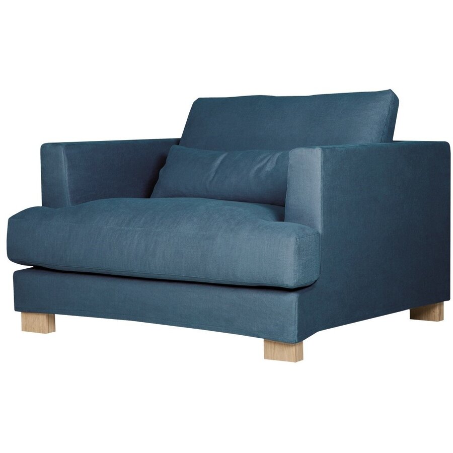 Brandon Fauteuil Indigo Blauw Brandon Fauteuil Indigo Blauw