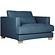 Brandon Fauteuil Indigo Blauw