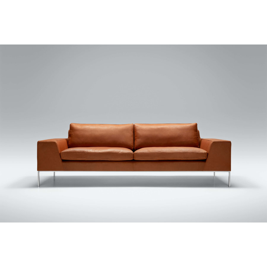 Justus 3-Zits Bank Leer Cognac Justus 3-Zits Bank Leer Cognac