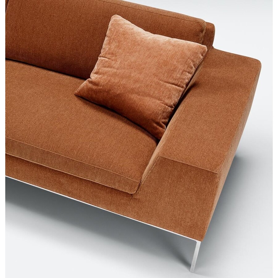 Justus 3-Zits Bank + Chaise Longue Rechts/Links Oranje Justus 3-Zits Bank + Chaise Longue Rechts/Links Oranje