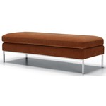 Sits Justus Voetenbank Oranje 123 x 65 cm Sits Justus Voetenbank Oranje 123 x 65 cm