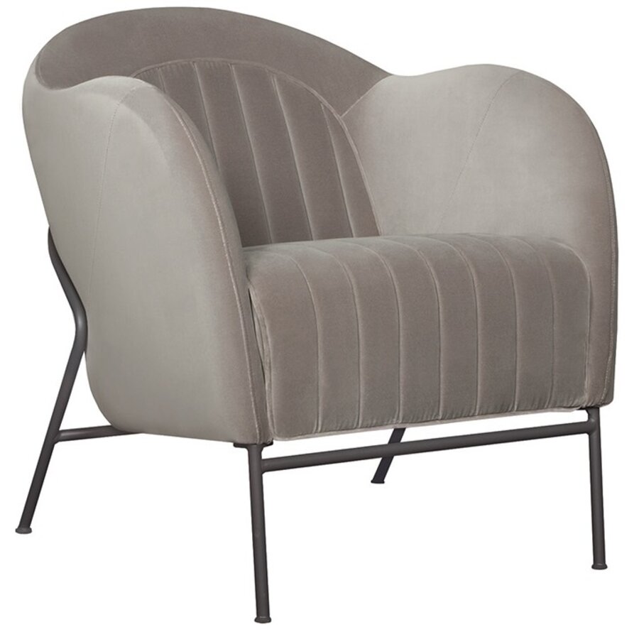 Mini Fauteuil Grijs / Zwart Mini Fauteuil Grijs / Zwart