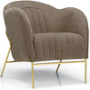 Mini Fauteuil Bruin / Goud