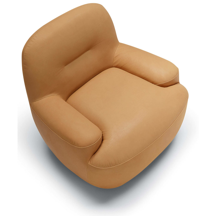 Uma Fauteuil Leder Latte Uma Fauteuil Leder Latte